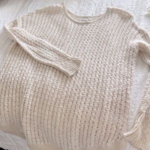 Cream knit sweater